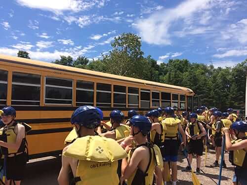 Canadian kayaking excursion