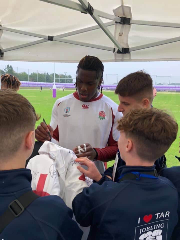 Alnwick with England Rugby